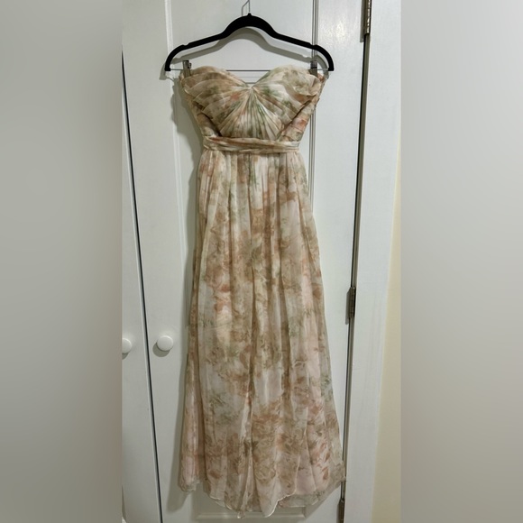 Size 0 Jenny Yoo Nyla Watercolor Garden Blush - Convertible and Freshly Cleaned! - Picture 4 of 10